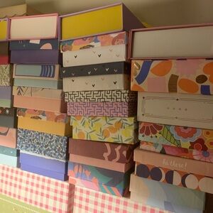 Colorful Decorative Storage Boxes 25 birch boxes all like new